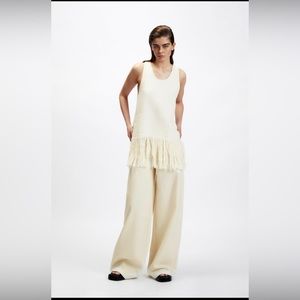 Zara fringed top (worn once)